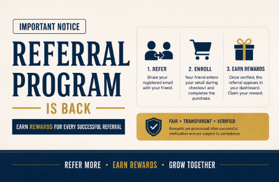 Official Referral Program Notice [UPDATED]