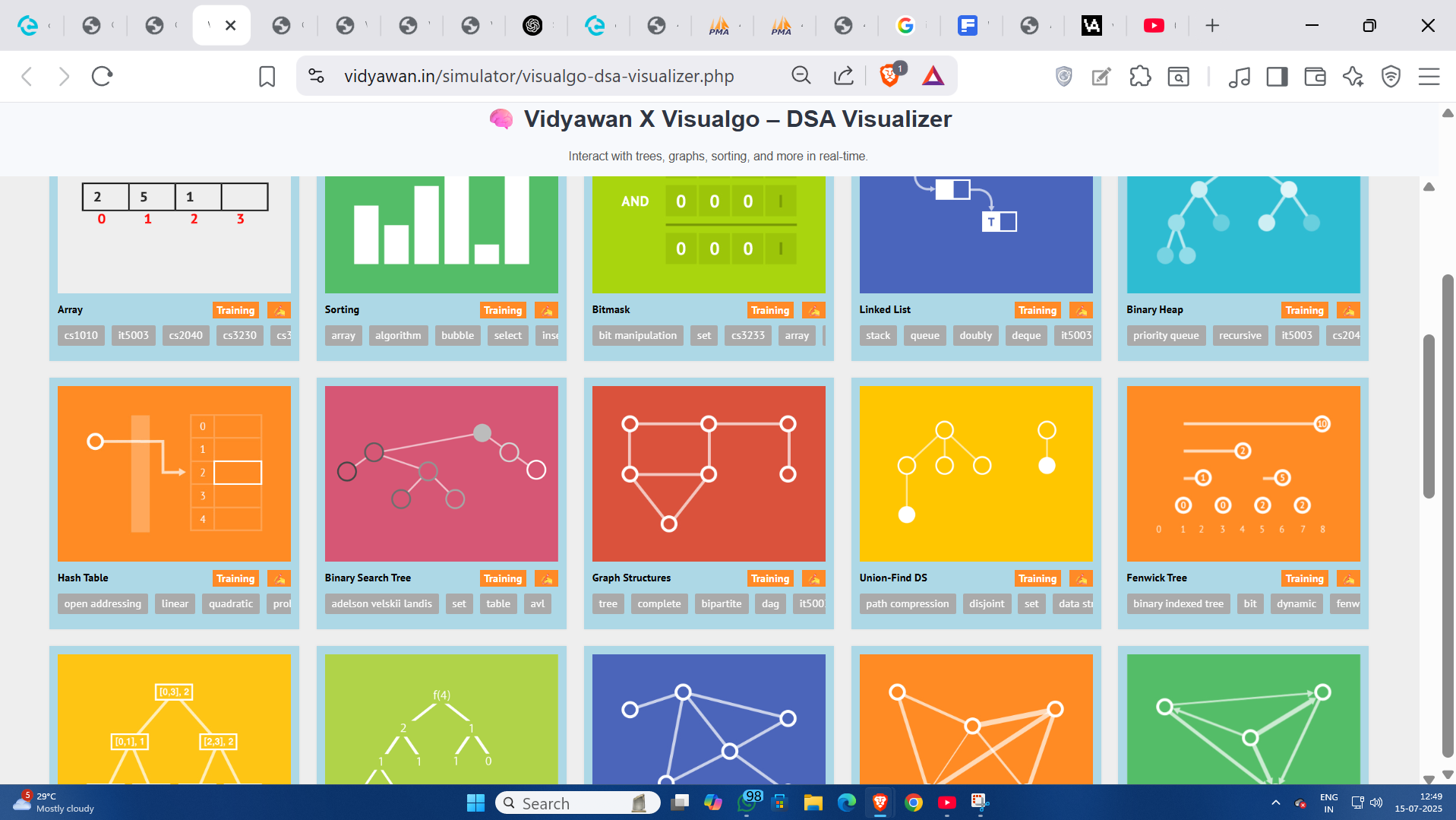Visualgo - DSA Visualizer