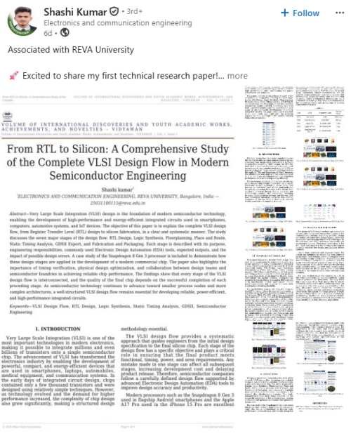 Shashi Kumar – Vidyawan student review